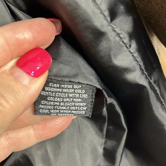 Style & Co Womens Jacket Gold S Open Front Zip Pockets Lined Shoulder Pads Chic - Picture 8 of 13